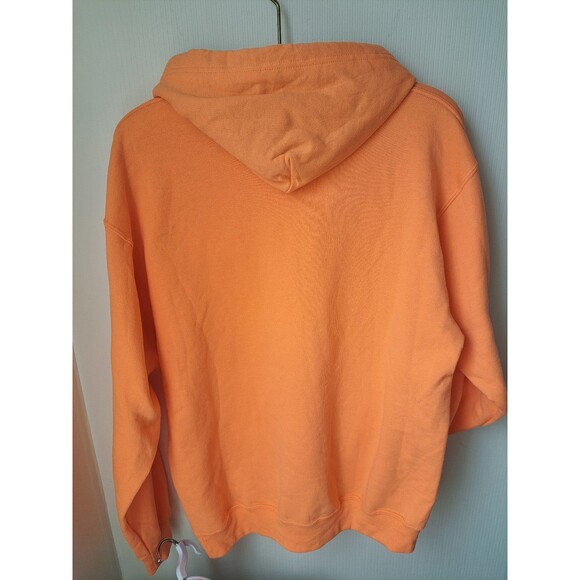 FRUIT OF THE LOOM Orange Sweater Hoodie  Size L - Picture 3 of 8